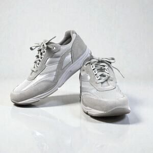 SAS Tour Mesh Lace Up Sneaker Women 9M Gray Hiking Walking Lifestyle Made In USA